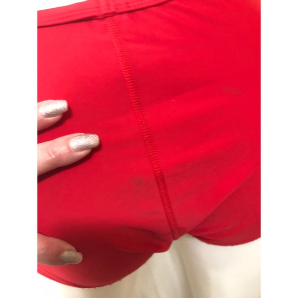 Red LifeGuard One Piece Bathing Suit Halloween Costume Wendy Peffercorn Costume - Picture 4 of 5